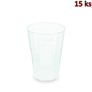 Kelímek vratný (PP) extra-silný Koktejl Ø81mm 0,3L [15 ks]