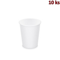 Papírový kelímek bílý 280 ml, M (Ø 80 mm) [10 ks]