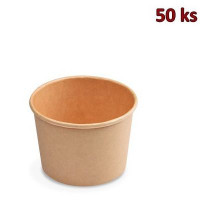 Papírová miska Kraft 500ml Ø150mm (PAP/PE) [50 ks]