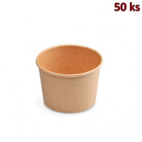 Papírová miska Kraft Ø 185mm 1300ml (PAP/PE) [50 ks]