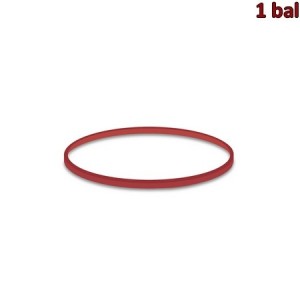Gumičky červené slabé (1 mm, Ø 8 cm) 50 g [1 bal.]