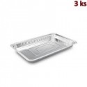 ALU mísa GASTRO 1/1 hranatá 32,6 x 52,7 x 3,7cm [3 ks]