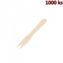 Dřevěná vidlička na hranolky 8,5 cm [1000 ks]