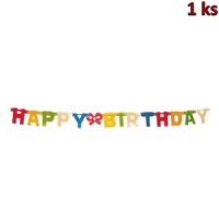 Girlanda HAPPY BIRTHDAY 1,5 m (Ø 11 cm) [1 ks]