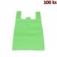 Tašky 10 kg zelené 30 + 14 x 50 cm [100 ks]