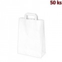 Papírová taška bílá 26 x 14 x 32 cm [50 ks]