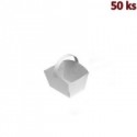 Svatební košíčky s ouškem 10 x 8 x 6 cm [50 ks]