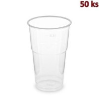 Kelímek průhledný 0,3 l PP extra pevný (Ø 78 mm) [50 ks]