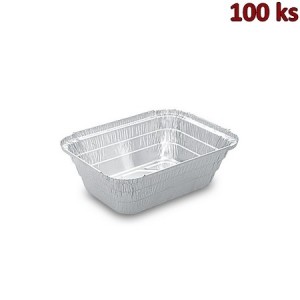 Hliníkové mísy na těstoviny hranaté 935ml 19,4x14,2x5,5cm [100ks]