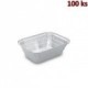 Hliníkové mísy na těstoviny hranaté 935ml 19,4x14,2x5,5cm [100ks]
