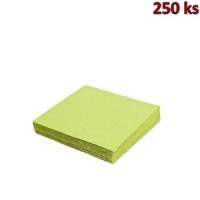 Papírové ubrousky žlutozelené 2-vrstvé, 24 x 24 cm [250 ks]