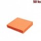 Papírové ubrousky oranžové 2-vrstvé, 33 x 33 cm [50 ks]