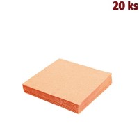 Papírové ubrousky apricot 33 x 33 cm 3-vrst.[20 ks]