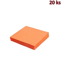 Papírové ubrousky oranžové 33 x 33 cm 3-vrst.[20 ks]
